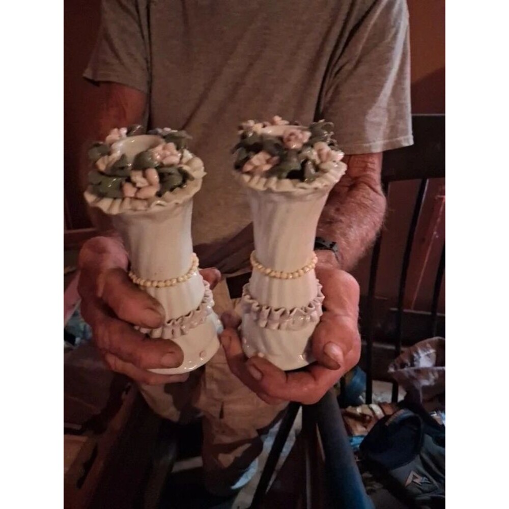 Vintage candle holders